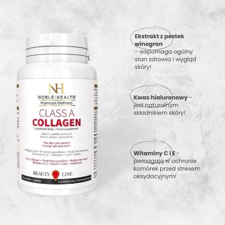 Noble Health Kolagen Class A Collagen 90 kapsułek