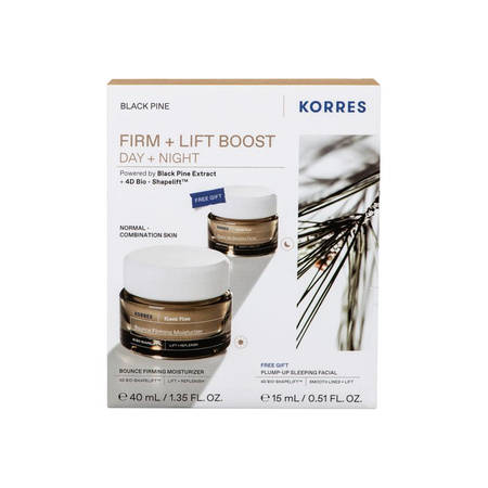 Korres Zestaw Black Pine - Krem na dzień & Krem na noc