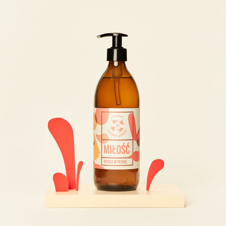 4 Szpaki Mydło w płynie Miłość, 500 ml