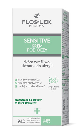 Floslek Krem pod oczy skóra wrażliwa, skłonna do alergii 30 ml