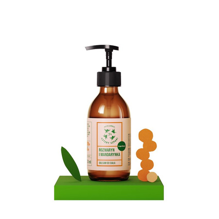 4 Szpaki Balsam łagodzący do ciała Rozmaryn i Mandarynka, 200 ml