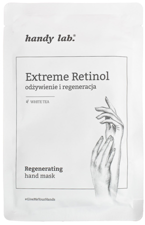 handy lab. Extreme Retinol maska na dłonie w rękawiczkach, 1 para