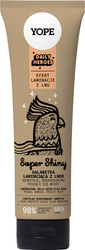 Yope Super Shiny galaretka laminująca do włosów z lnem, 170 ml