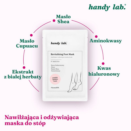 handy lab. Maska do stóp w skarpetkach 1 para