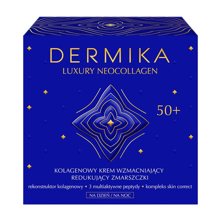 Dermika Luxury neocollagen Kolagenowy krem wzmacniający 50+ na dzień i na noc 50 ml