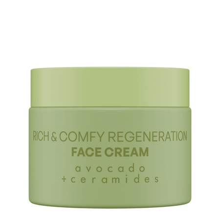 Nacomi Rich&comfy regeneration - Krem do twarzy  Awokado 40 ml