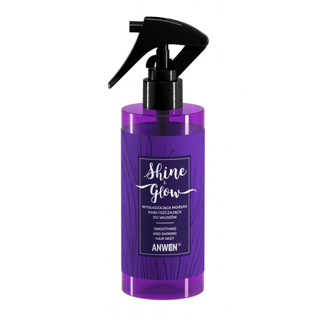 ANWEN Shine & Glow Wygładzająca mgiełka nabłyszczająca do włosów 150 ml