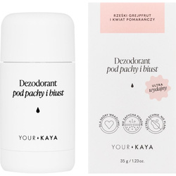 Your KAYA Dezodorant pod pachy i biust - grejpfrut i kwiat pomarańczy, 35 g