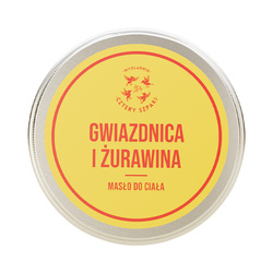 4 Szpaki Gwiazdnica i Żurawina - masło do ciała, 150 ml