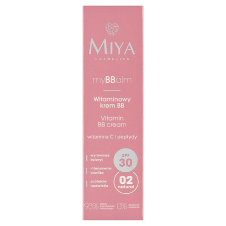 Miya mybbalm – Witaminowy krem BB SPF 30 02, 30 ml