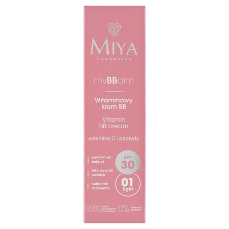 Miya mybbalm – Witaminowy krem BB SPF 30 01, 30 ml