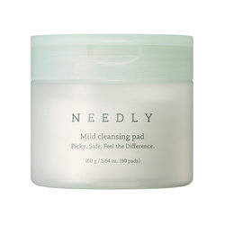 Needly Mild Cleansing Pad, delikatne płatki oczyszczające skórę twarzy, 60 szt