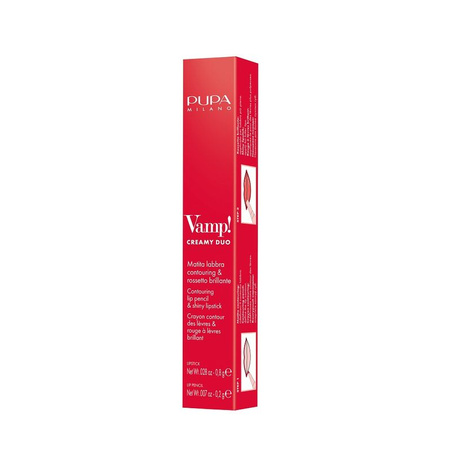 PUPA Milano Vamp! Creamy Duo Pomadka i konturówka do ust - 017 Timeless Rose, 10 g