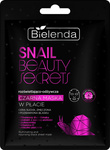 Bielenda Snail beauty secrets Rozświetlająco - odżywcza czarna maska w płacie, 1 szt.