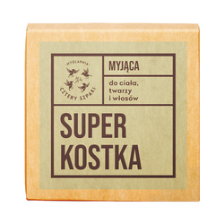 4 Szpaki Superkostka myjąca do ciała, twarzy i włosów