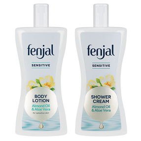 Fenjal Body Lotion Sensitive 200 ml + Kremowy Żel pod Prysznic Sensitive 200 ml