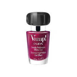 PUPA Milano Vamp! Pachnący lakier do paznokci z efektem objętości 3D - 321 Blinding Deep Red, 9 ml