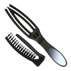 Olivia Garden Fingerbrush Care Go Boar & Nylon Black