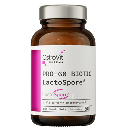 OstroVit Pharma PRO-60 BIOTIC LactoSpore 60 kapsułek