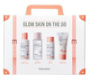 Hanskin Glow Skin On The Go Zestaw podróżny do pielęgnacji skóry - efekt rozświetlenia