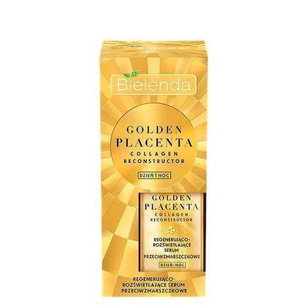 Bielenda Golden Placenta Collagen Reconstructor - Regenerująco - rozświetlające serum przeciwzmarszczkowe