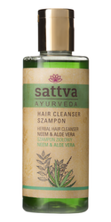 Sattva szampon do włosów z miodlą indyjską i aloesem 210 ml