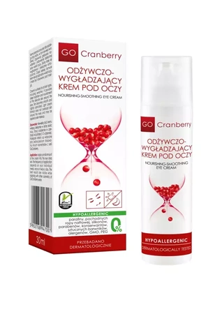 NOVA KOSMETYKI odżywczo-wygładzający krem pod oczy GO Cranberry 30 ml